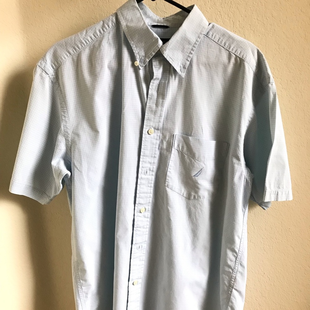 Nautical casual button down shirt